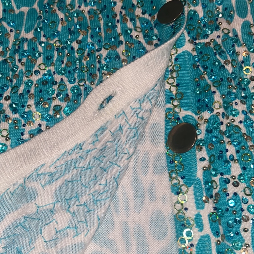 Berek Beaded Button Front Cardigan - image 4